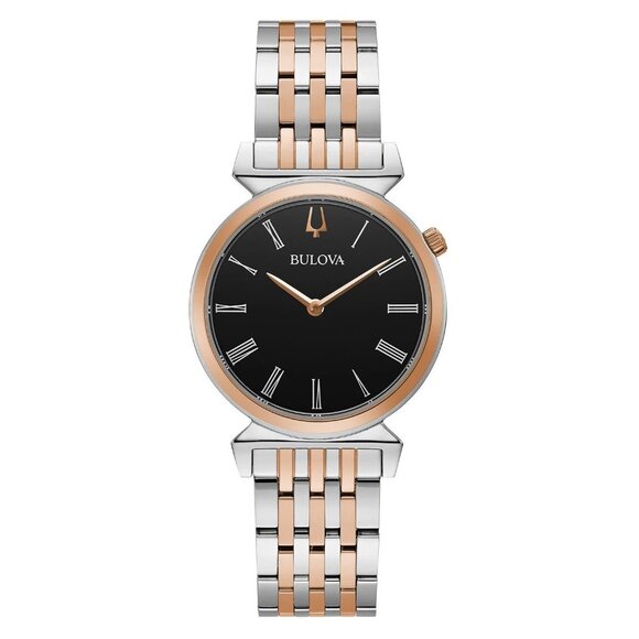 Bulova Regatta Women\'s Quartz Black Dial Roman Numerals Band Watch main image 5